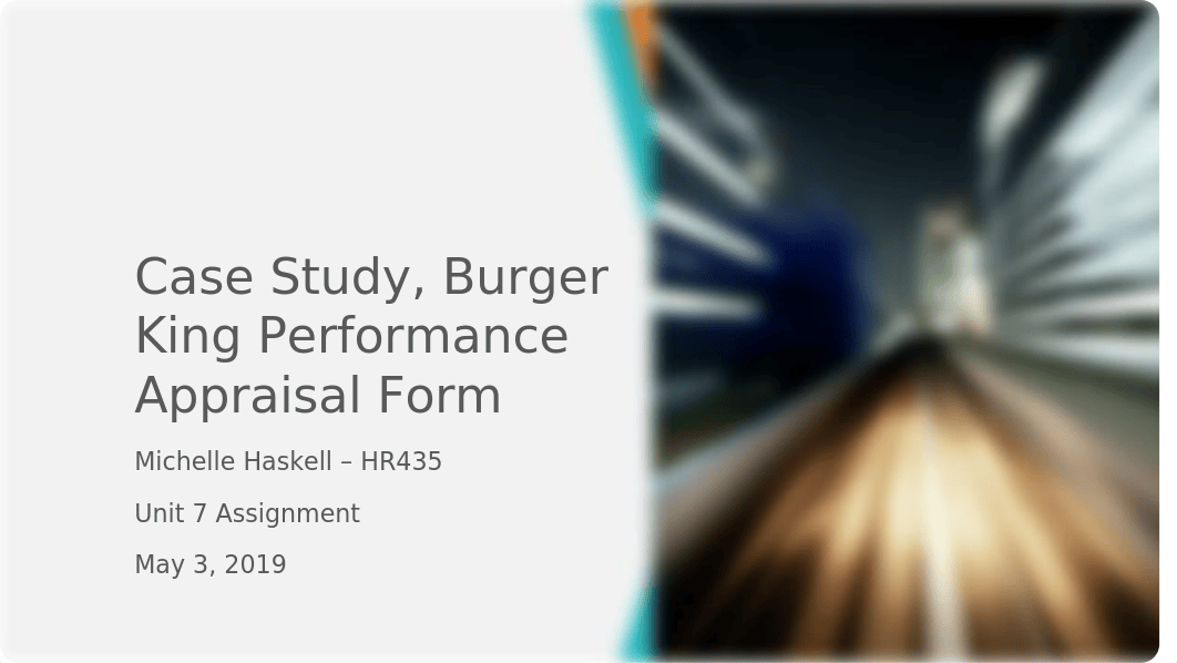 Case Study, Burger King Performance Appraisal Form_Haskell_HR435.pptx_d0vj72bwjul_page1