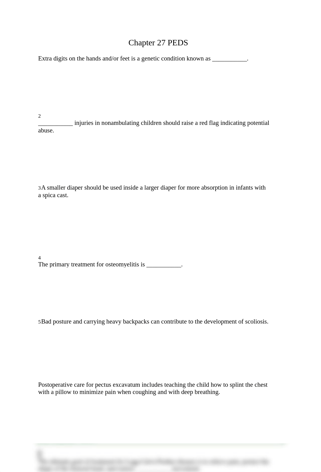 Peds Pre Lecture Quiz 27, 28, 29.docx_d0vn1grx3cc_page1