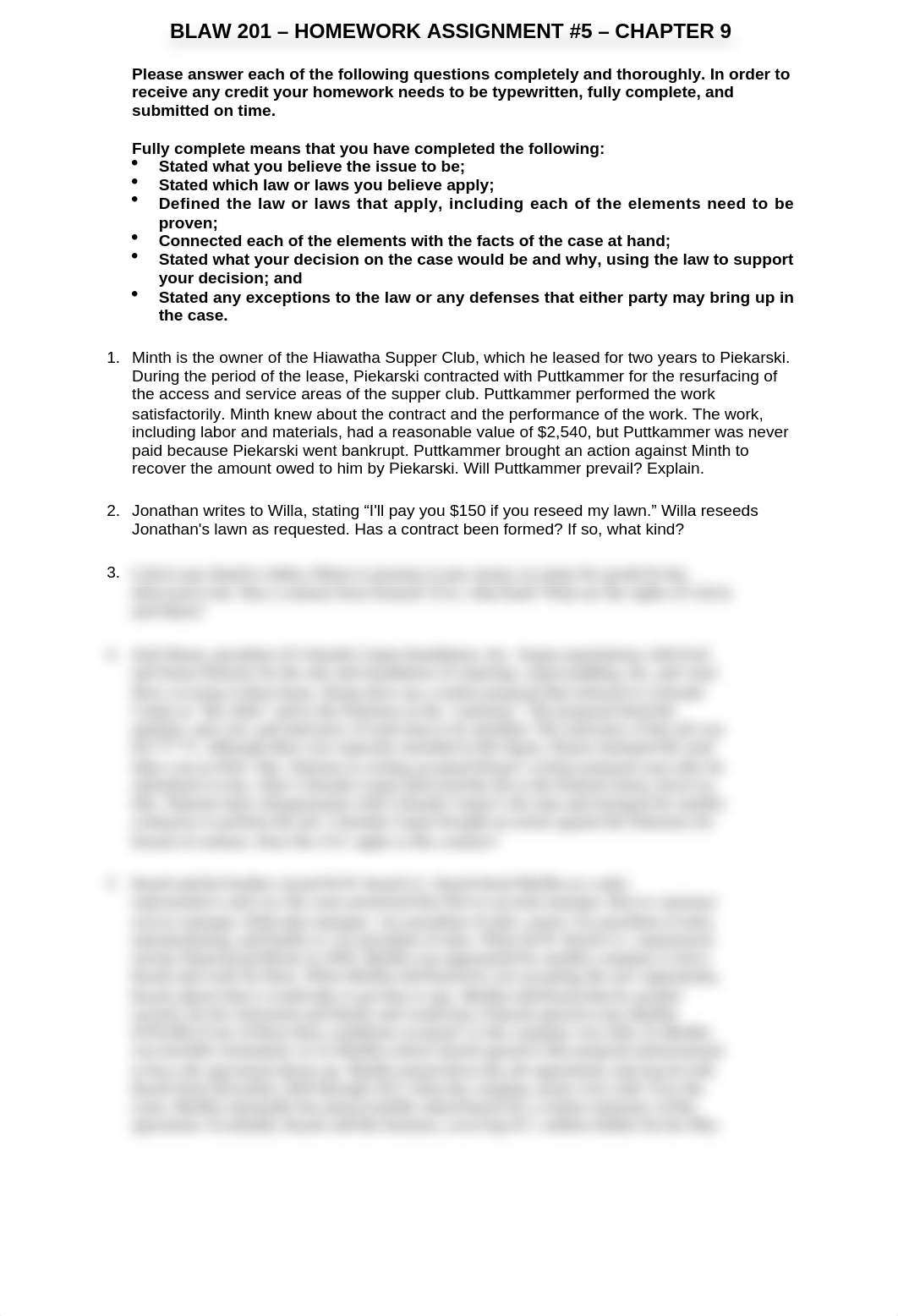 BLAW 201 - HW Assignment #5 - Chapter 09 - Questions.docx_d0vwdnp31he_page1