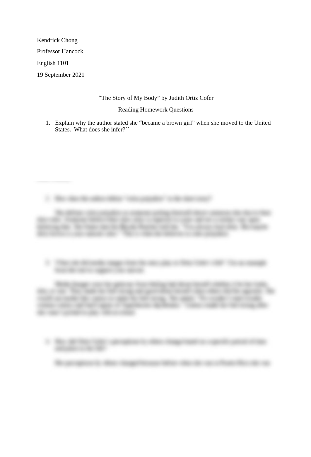 Judith Ortiz Cofer Questions.docx_d0vzj6ddwd5_page1