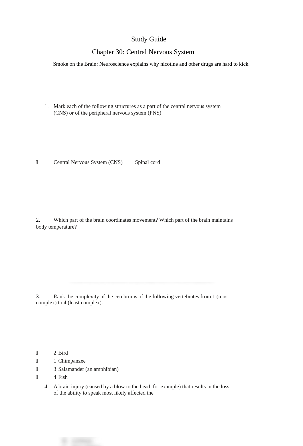 Chapter 30 study guide (Finished).docx_d0w1tne25u3_page1