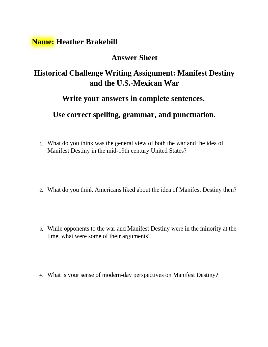 ANSWER SHEET Historical Challenge Manifest Destiny and the U.S. Mexican War.rtf_d0waarsaxy0_page1