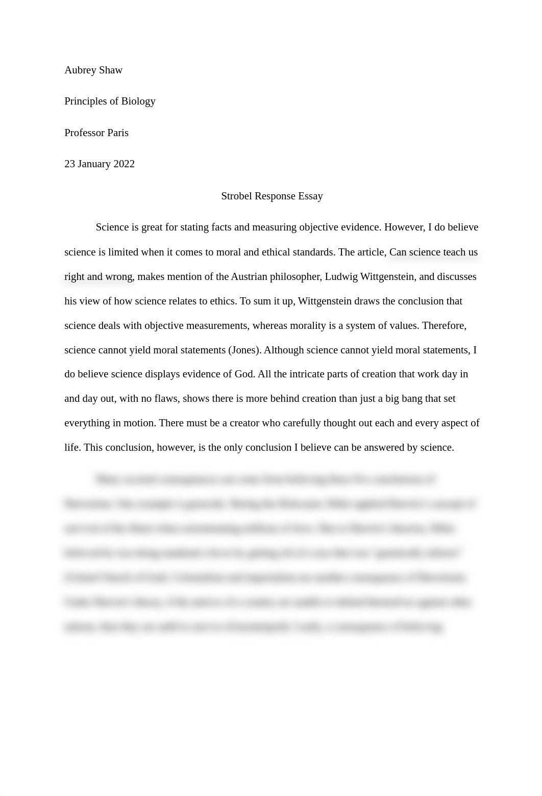 Module 1 Strobel Response Essay.docx_d0wkk4nwnwb_page1