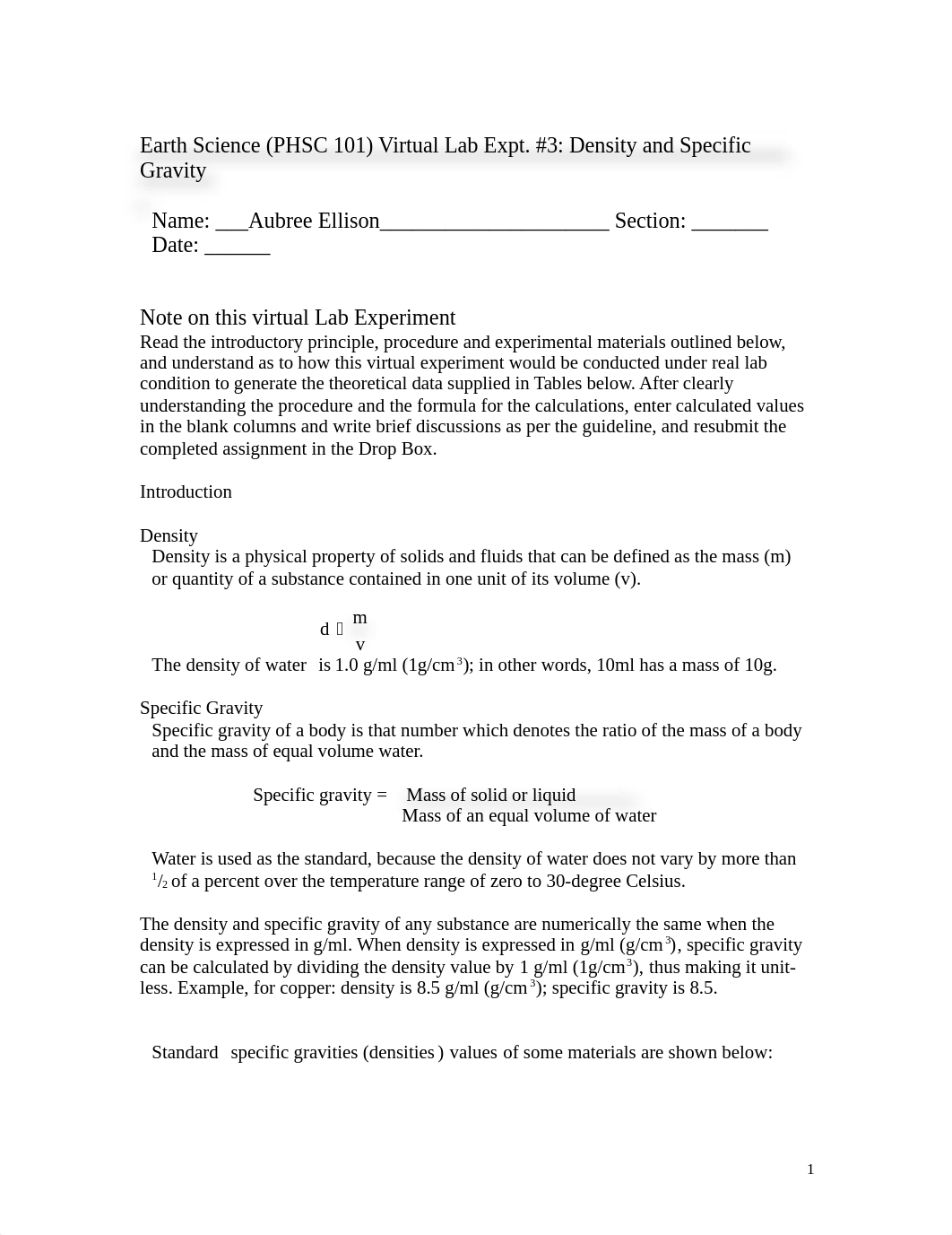 Virtual Lab Expt. #3 Density and Specific Gravity (1).rtf_d0wr6umomhk_page1