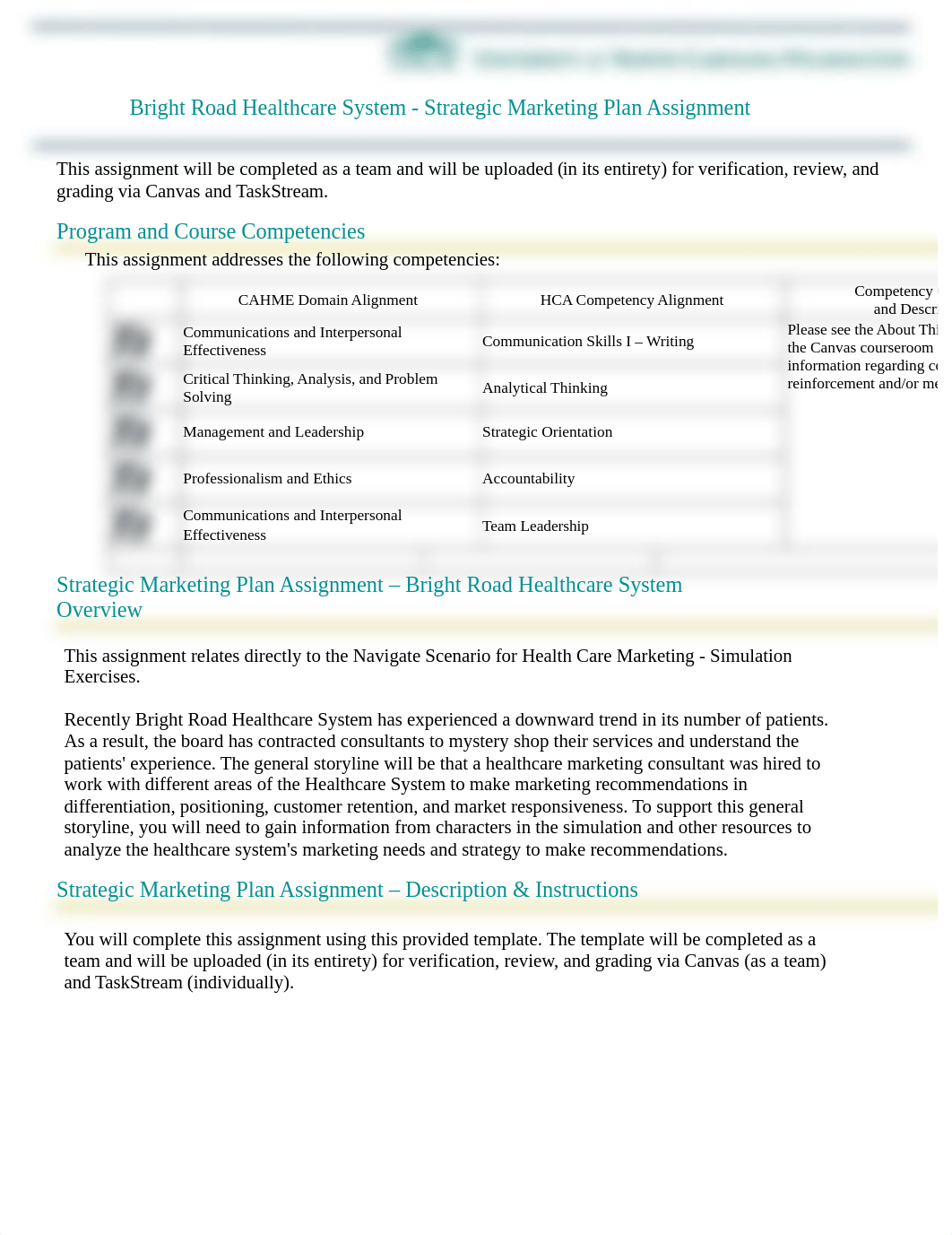 Taylor_Module 4_Bright Road Health Care_Strategic_Marketing_Plan.docx_d0x4i11og7k_page1