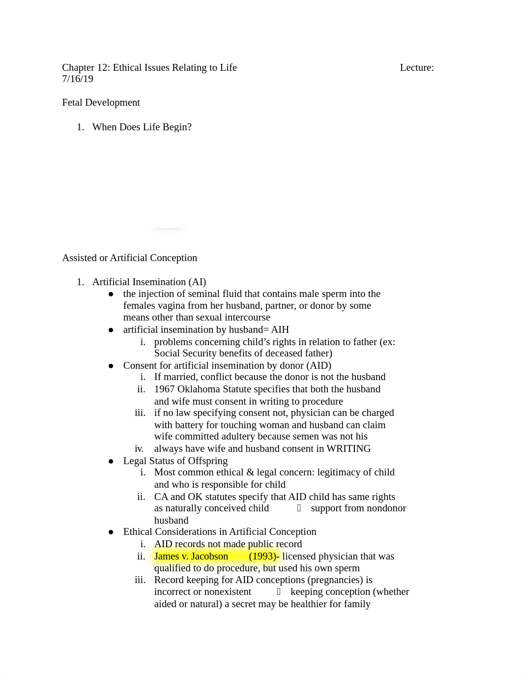 Chapter 12- Ethical Issues Relating to Life Notes- 7.16.19.docx_d0xs5znqzgb_page1