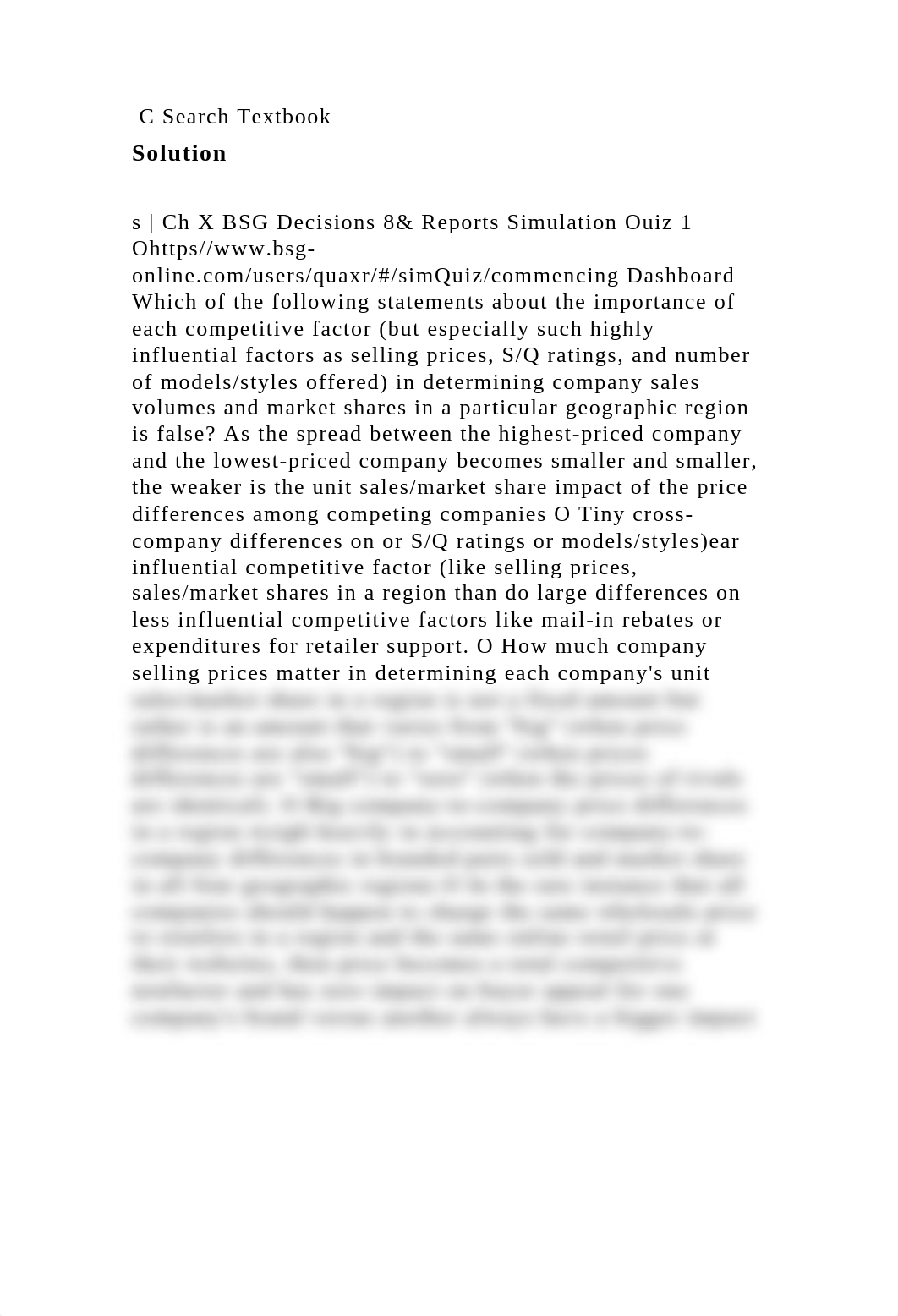 C Search Textbook Solutions  Ch X BSG Decisions 8& Reports Simulatio.docx_d0xs85m18dx_page2