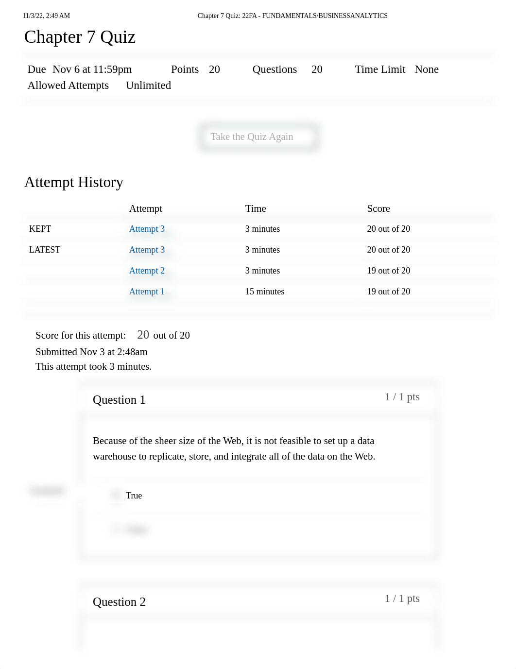 Chapter 7 Quiz_ 22FA - FUNDAMENTALS_BUSINESSANALYTICS.pdf_d0xsxnnzjm1_page1