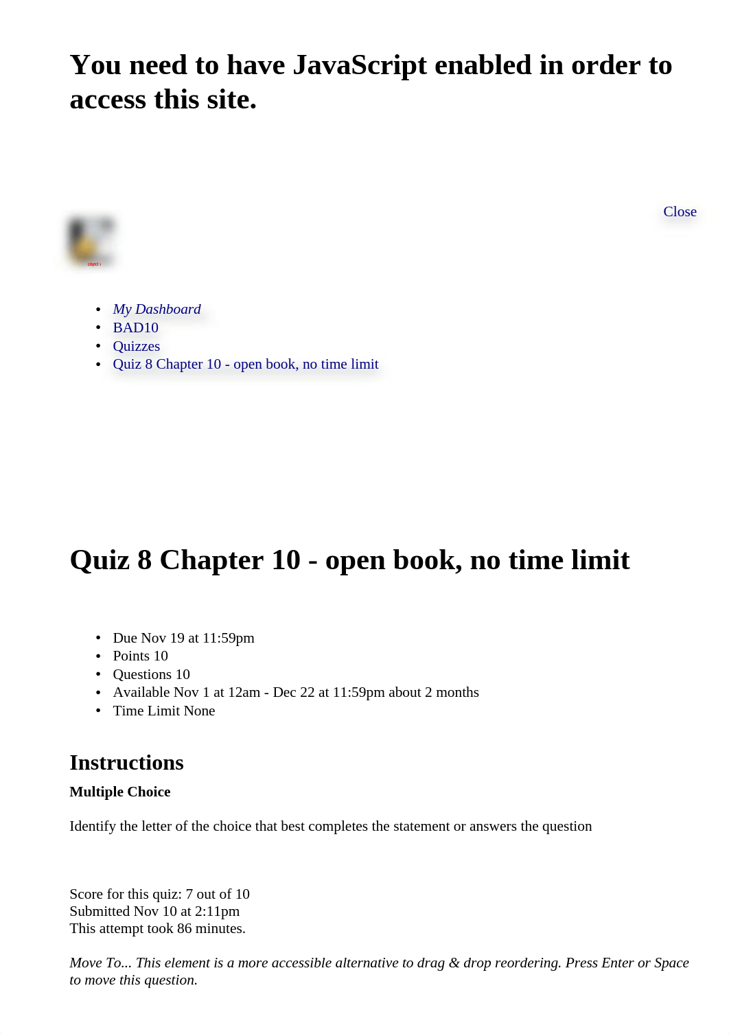 Quiz 8 Chapter 10 - open book, no time limit: BAD10: American Business in Its Global Context: Sectio_d0xth2x6v0p_page1