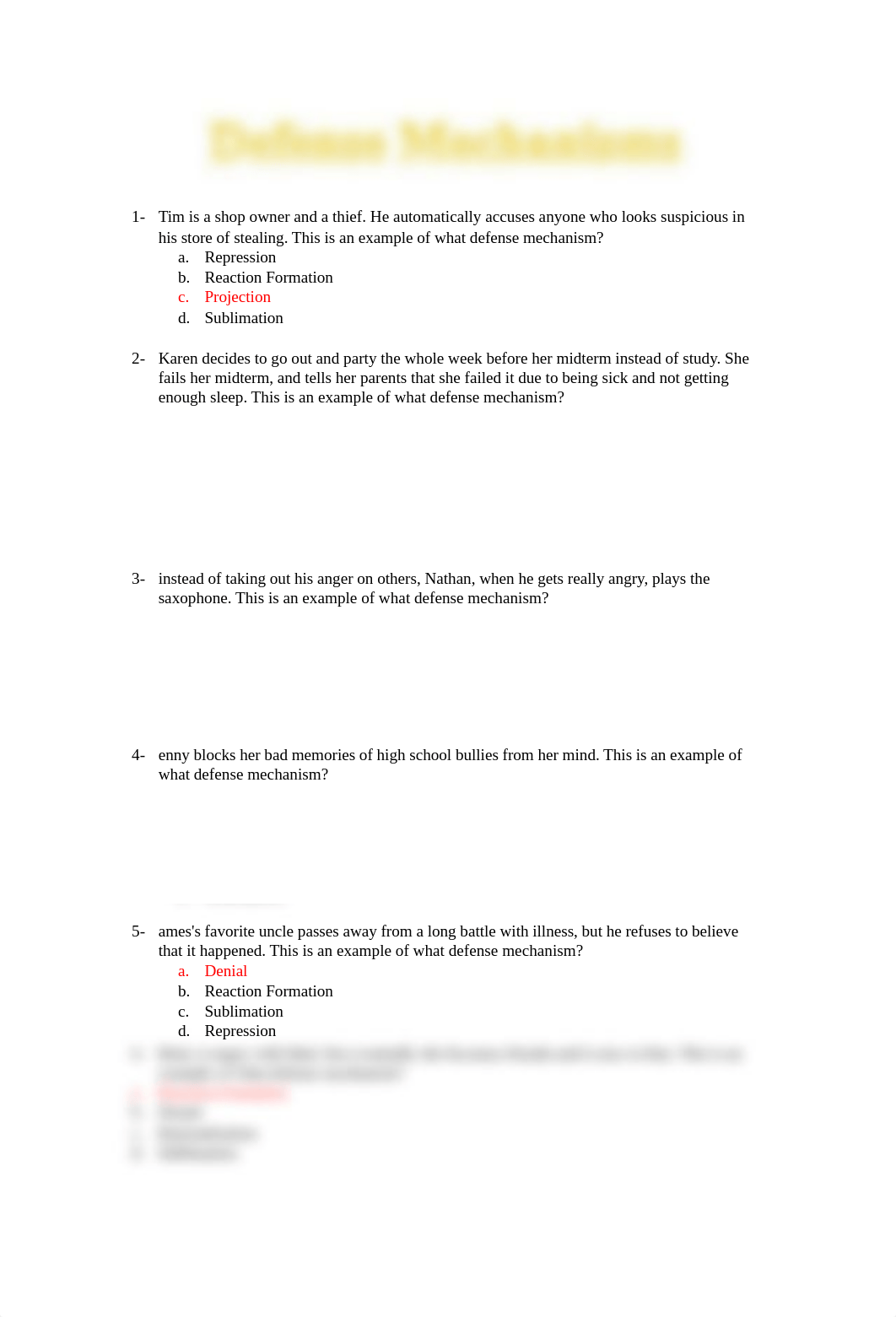 210720200Defense Mechanisms MCQ (1).pdf_d0y5l85hh98_page1