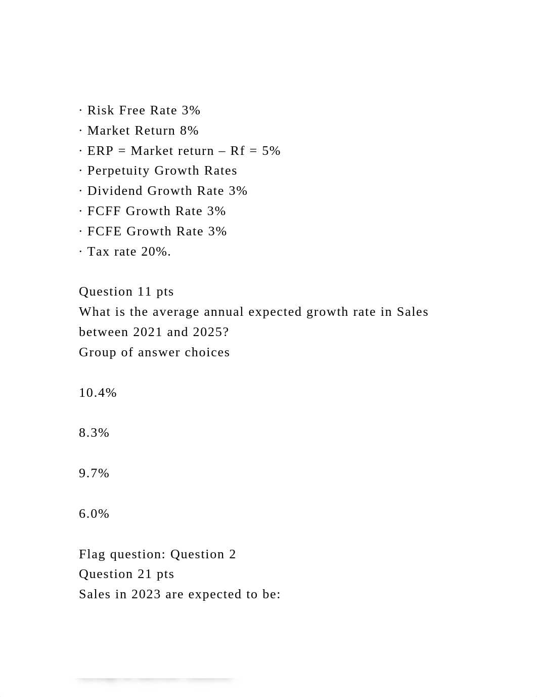 · Risk Free Rate   3· Market Return  8· ERP = Market return .docx_d0yodvc2gsp_page2