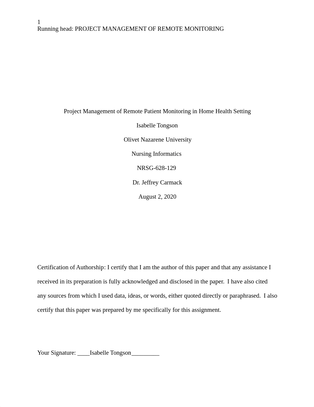 Project Management of Remote Patient Monitoring in Home Health Setting.docx_d0z1uh8qd8g_page1