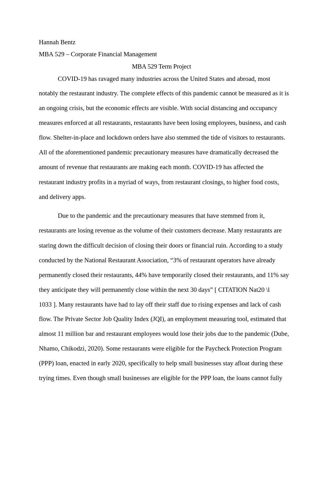 MBA 529 Bentz Hannah Term Project.docx_d0zdo69fcqu_page1