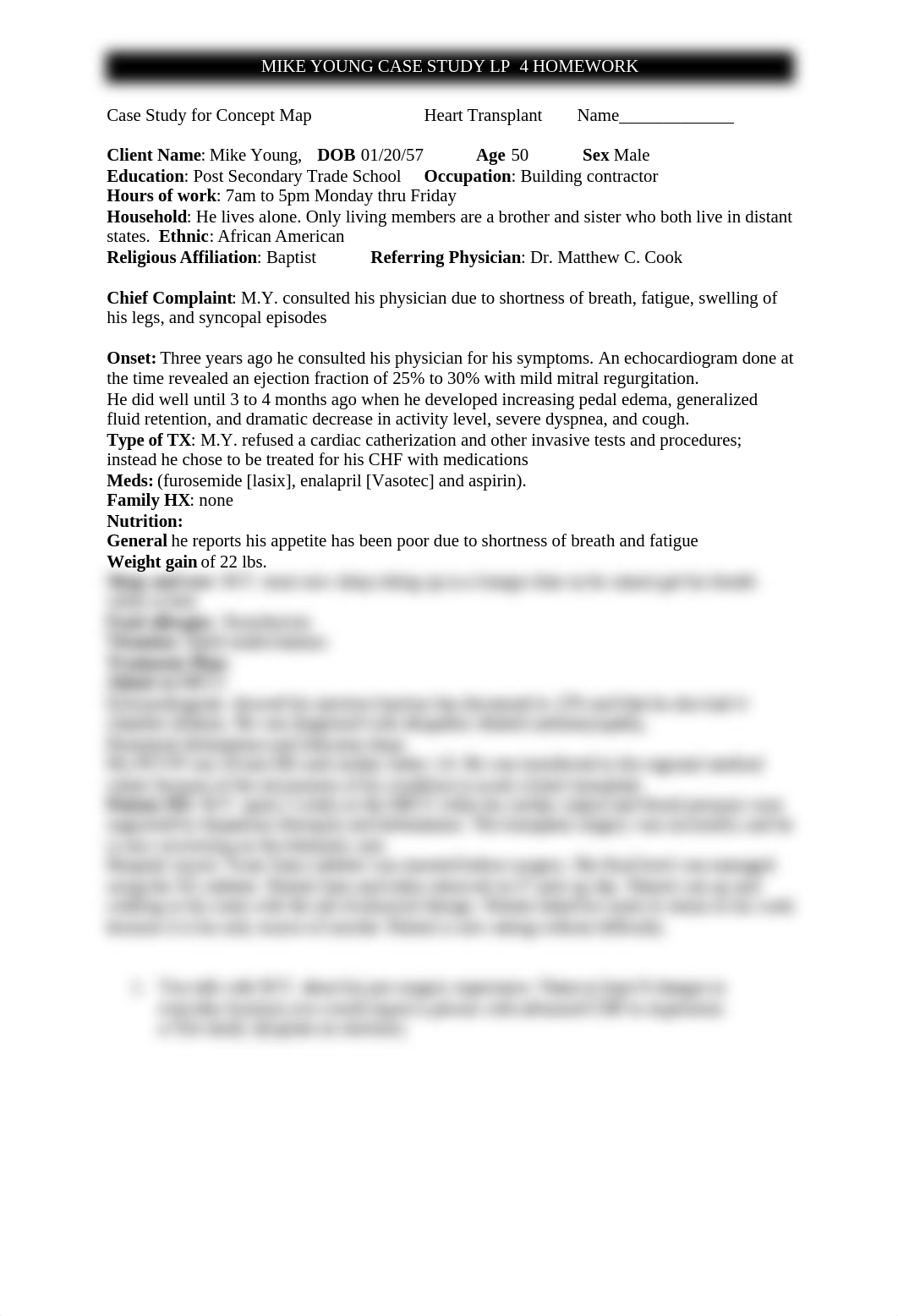 Case Study  Mike Young Heart Transplant    Stephenie Green.docx_d0ze4pye3fo_page1