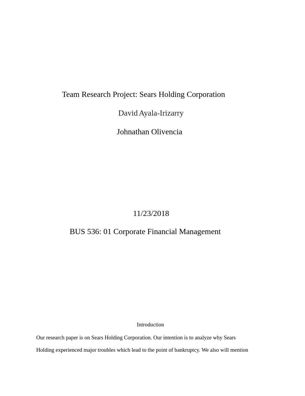 Copy of Team Research Project: Sears_d0zelm0ch57_page1