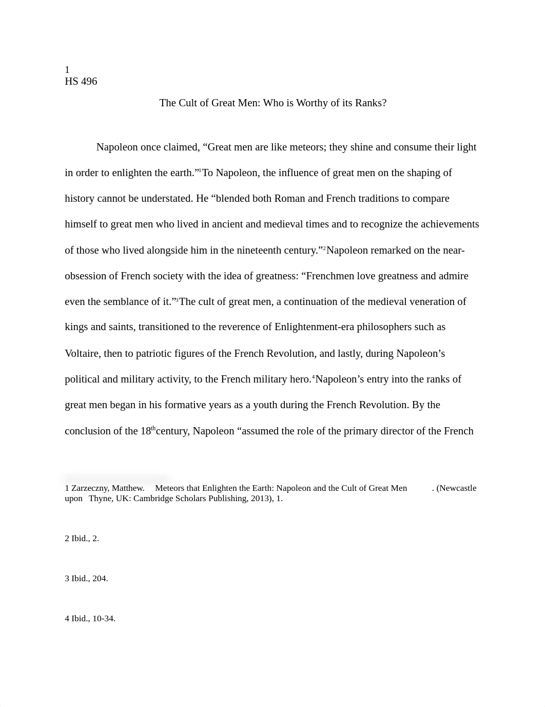 Napoleon and the Cult of Great Men Essay_d0zj2hwrli1_page1