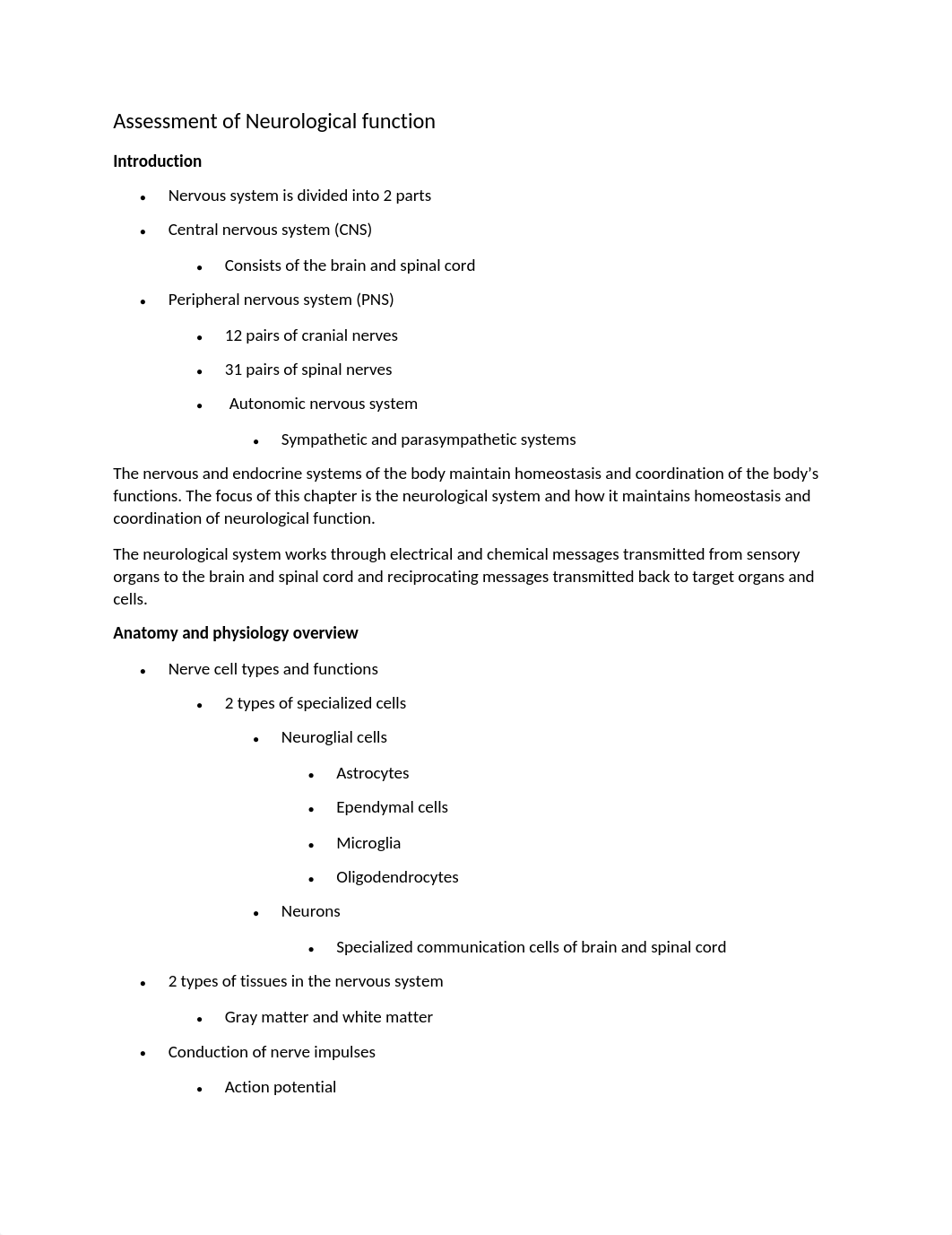 Neurological function notes.docx_d0znmnyaycm_page1