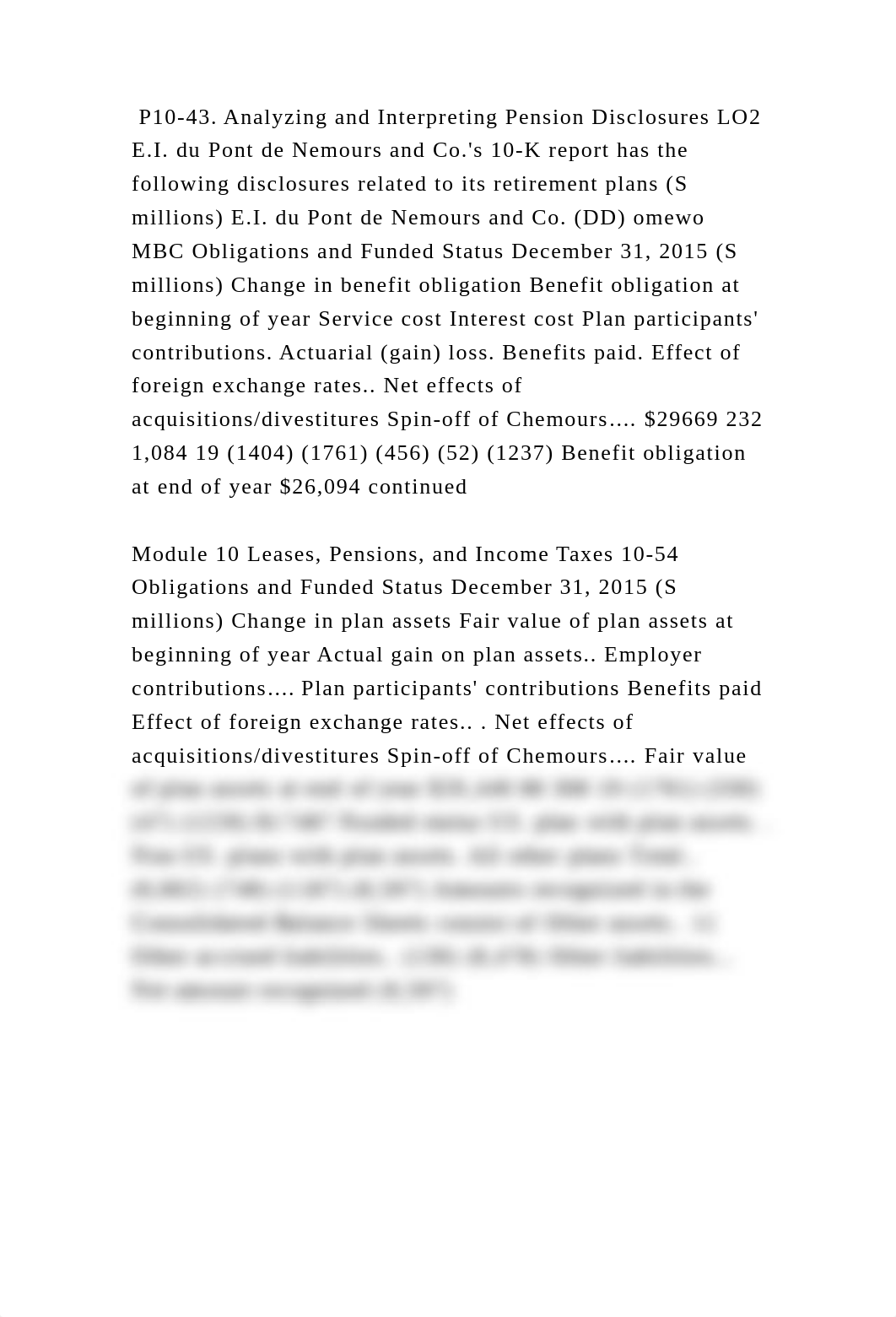 P10-43. Analyzing and Interpreting Pension Disclosures LO2 E.I. du Po.docx_d0zpne7wc0y_page2