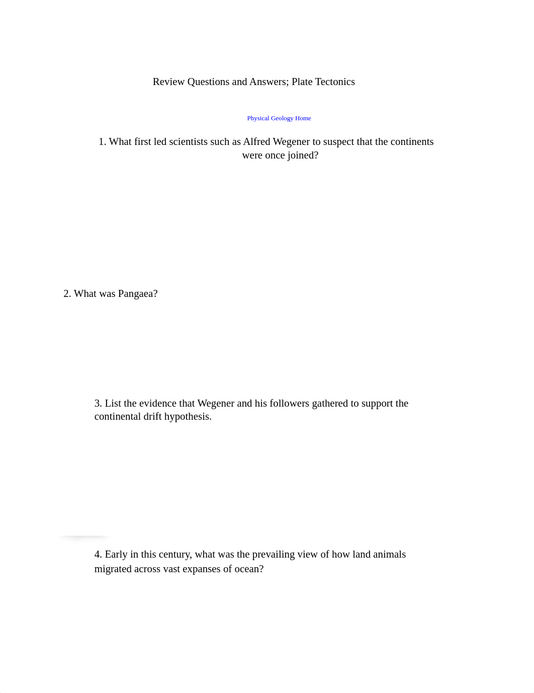 Review Questions and Answers Plate tectonics.docx_d0zryt40686_page1