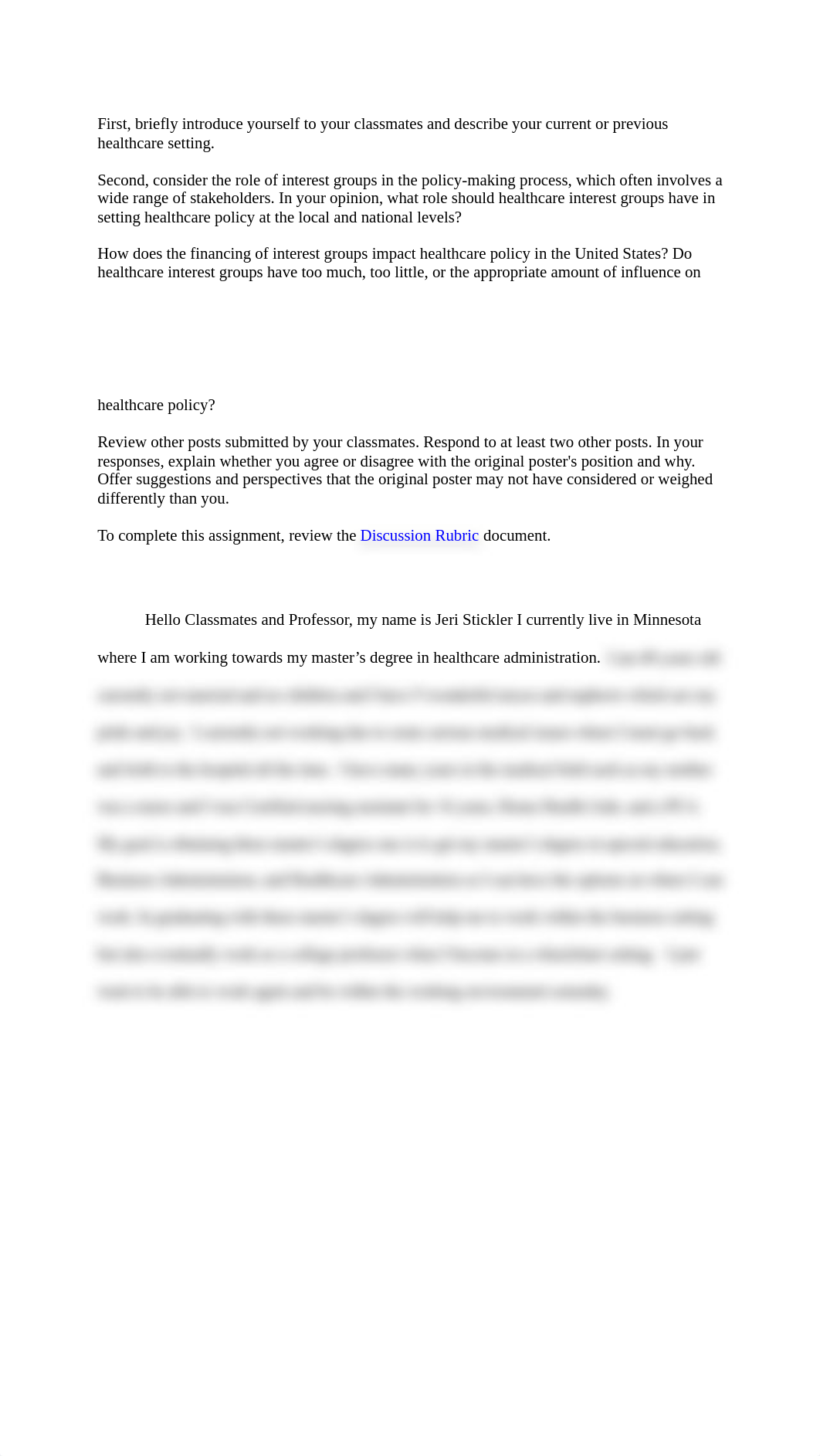 1-1 Discussion The Role of Interest Groups in Policy Making.docx_d0zx0v517a7_page1