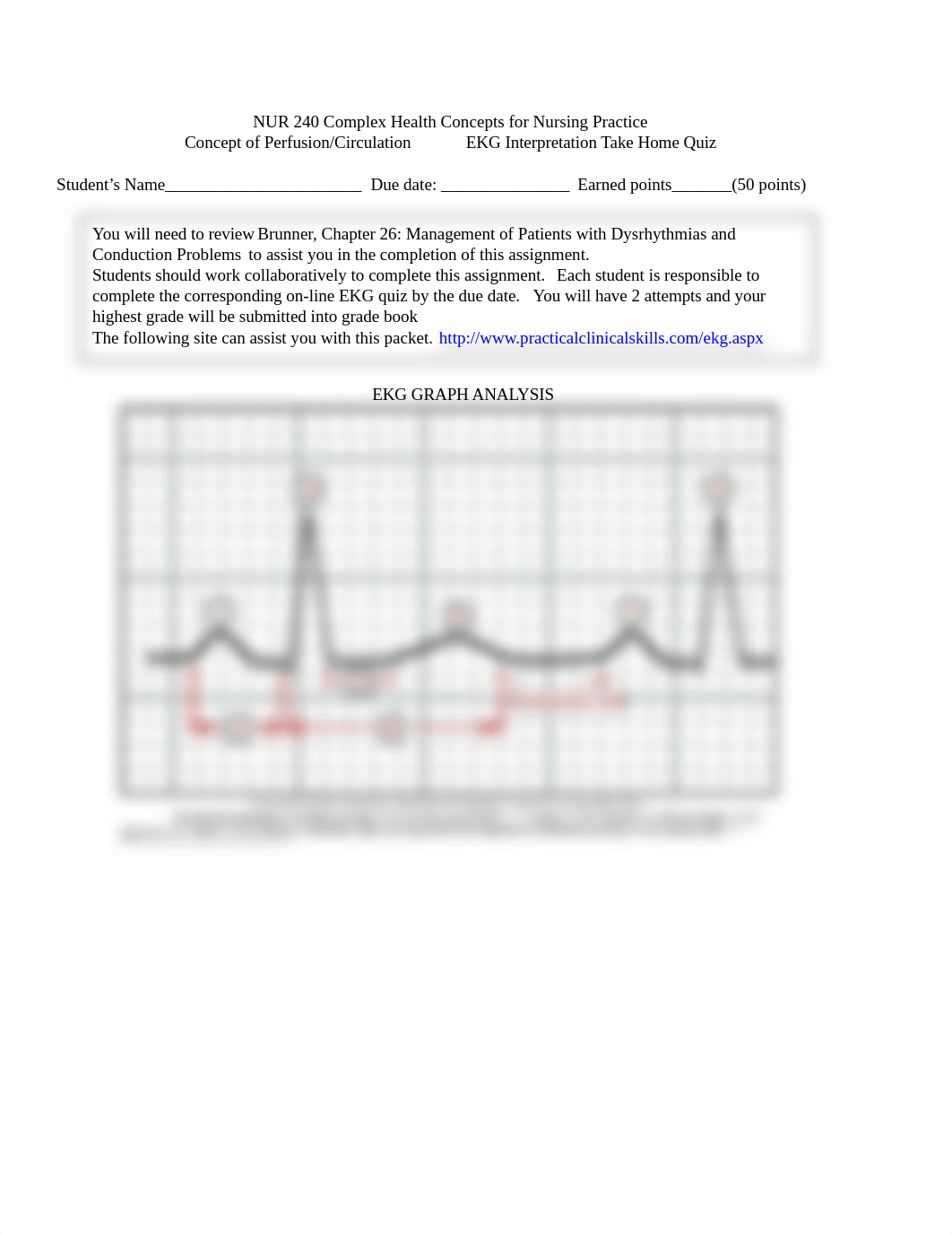 EKG Portion of Take home Self Study EKG QUIZ.docx_d0zyrjczkut_page1