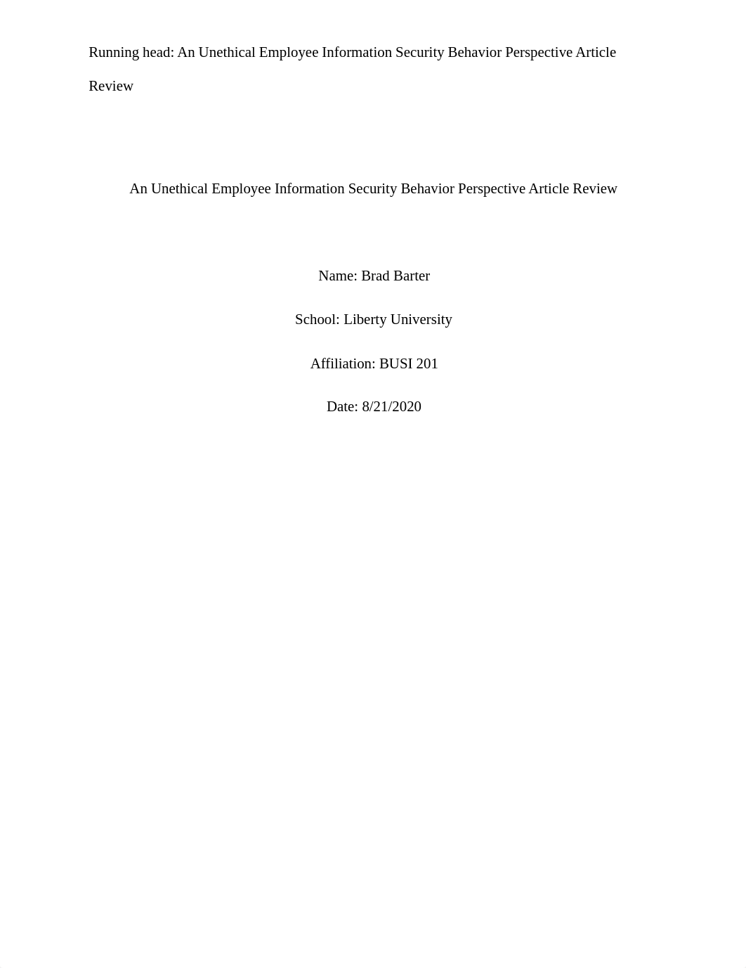 An Unethical Employee Information Security Behavior Perspective Article Review.docx_d10mhjr0pmg_page1