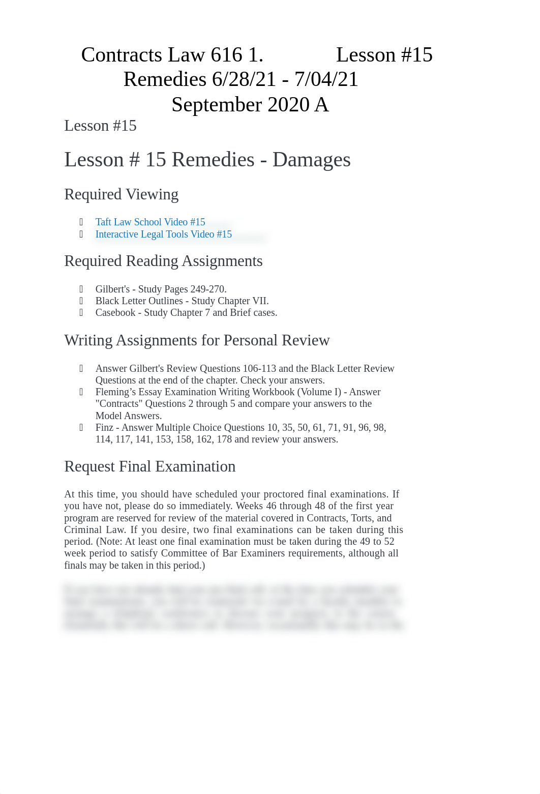 Contracts Law 616 Lesson #15 Remedies 6.28.21 - 7.04.21.docx_d10rd2awynl_page1