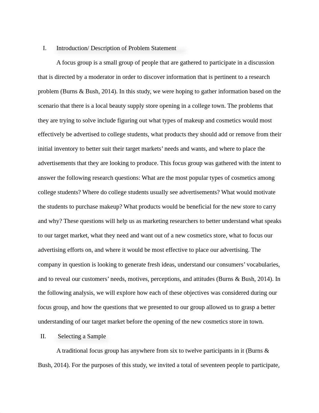 BUS3410N Marketing Research Project 2 Focus Group Final Paper.docx_d10rrcm59az_page2