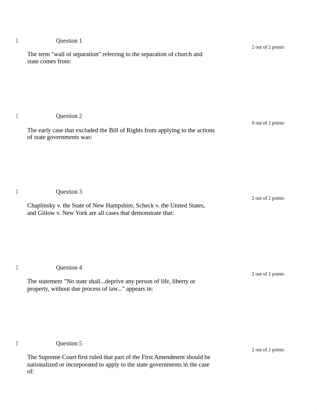 Answers Exam 3 Government.docx_d10yfdrz7f2_page1