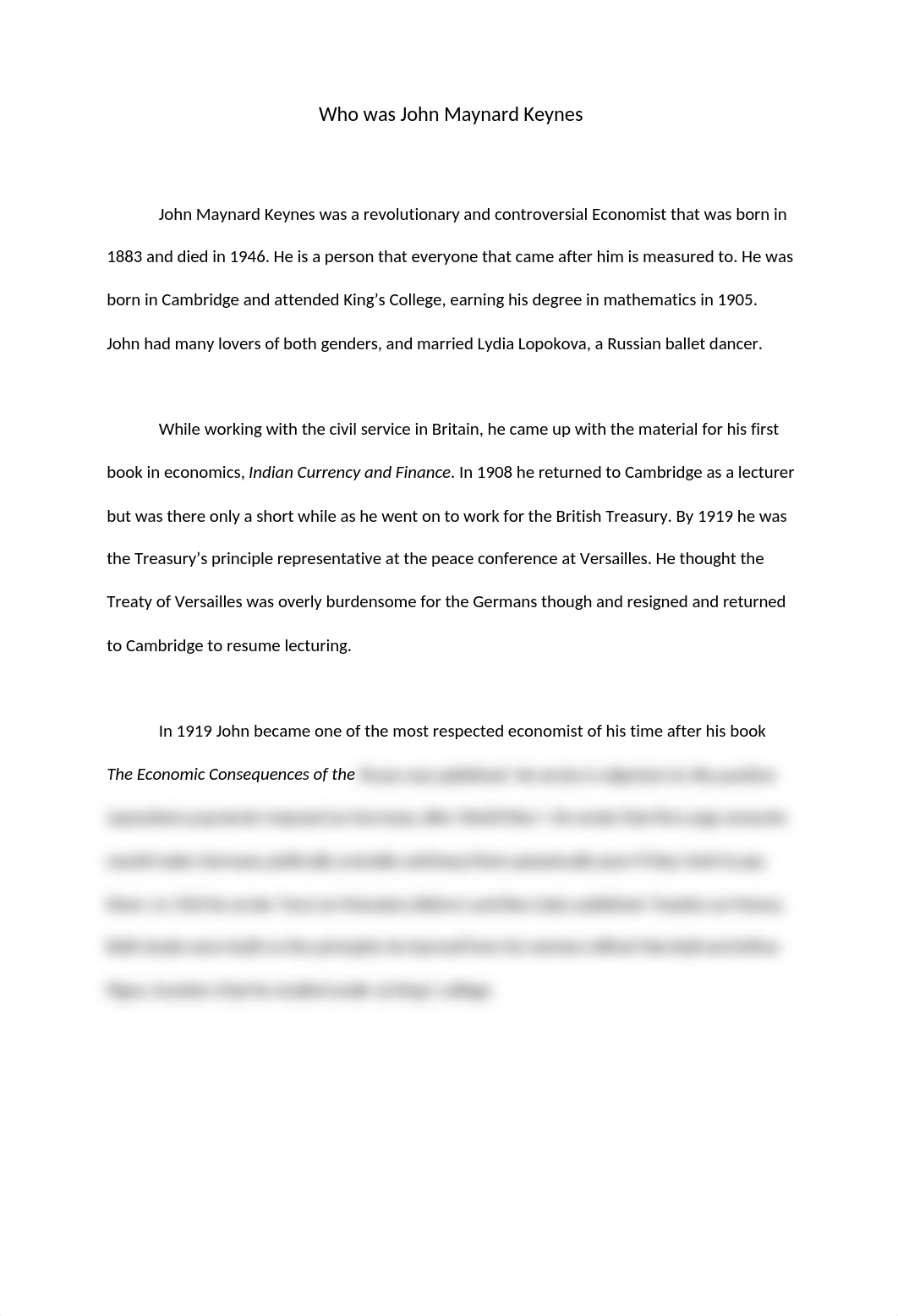 Who was John Maynard Keynes essay_d11312wjo9v_page1