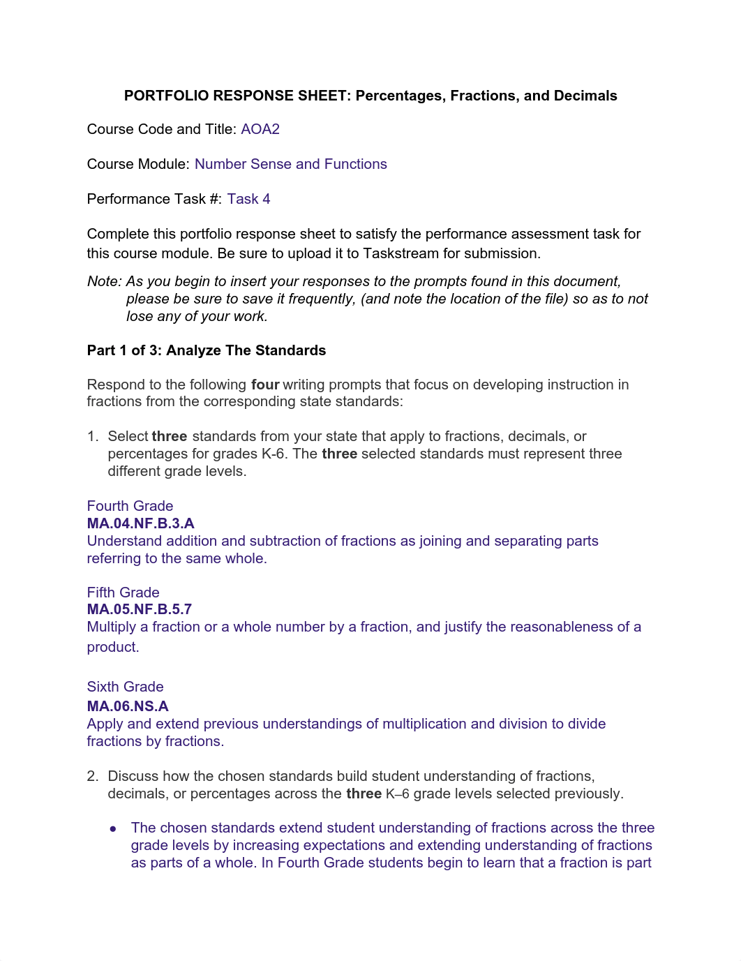 AOA2_Task4Attach_Portfolio_Response_Sheet_Percentages,_Fractions,_and_Decimals.pdf_d11dvg0q2i6_page1