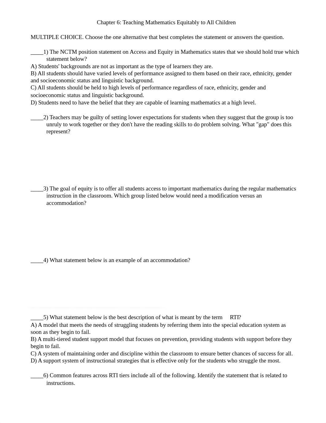 Teaching Math Developmentally-ISBN-13 978-0134802084-Ch.6-Teaching Math Equitably to All Students [Q_d11eg28nyf5_page1