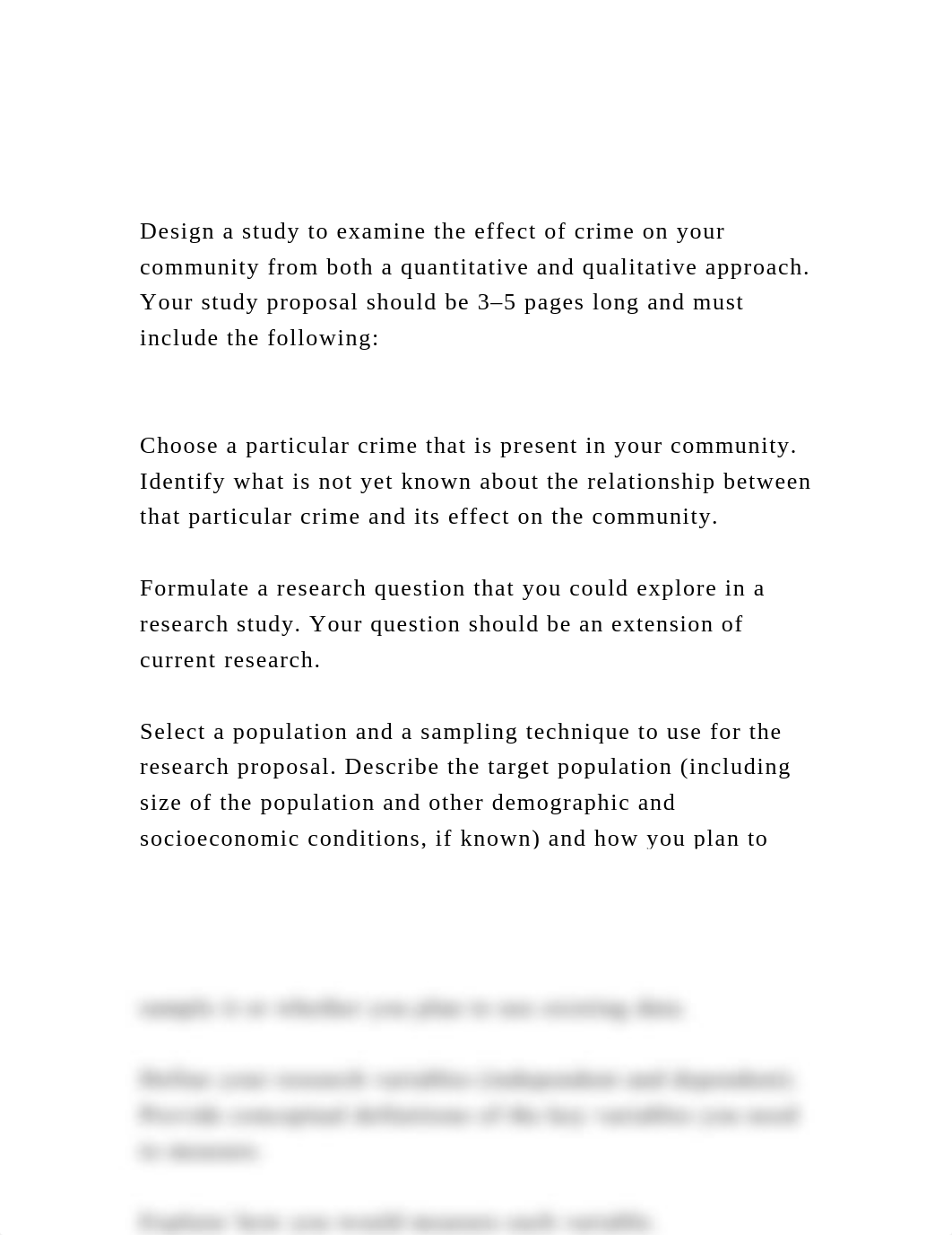 Design a study to examine the effect of crime on your community .docx_d11tpank09k_page2