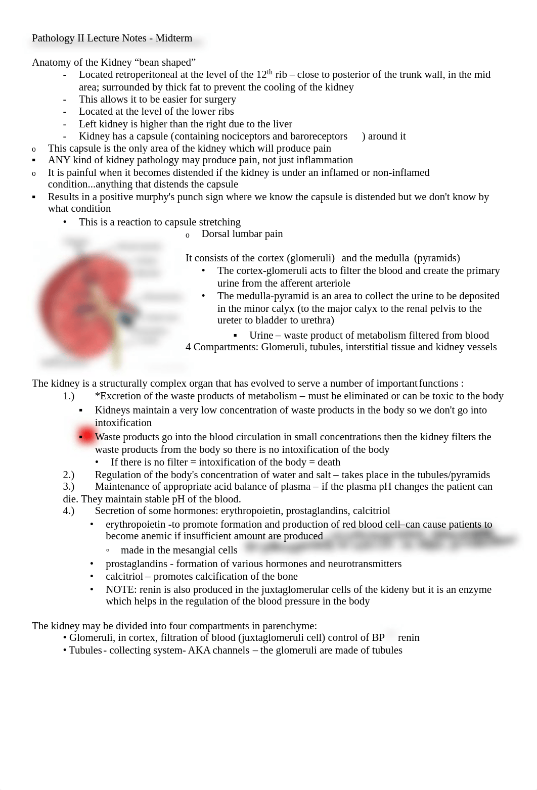 Pathology II - Midterm Notes(1).pdf_d11x0qsam65_page1