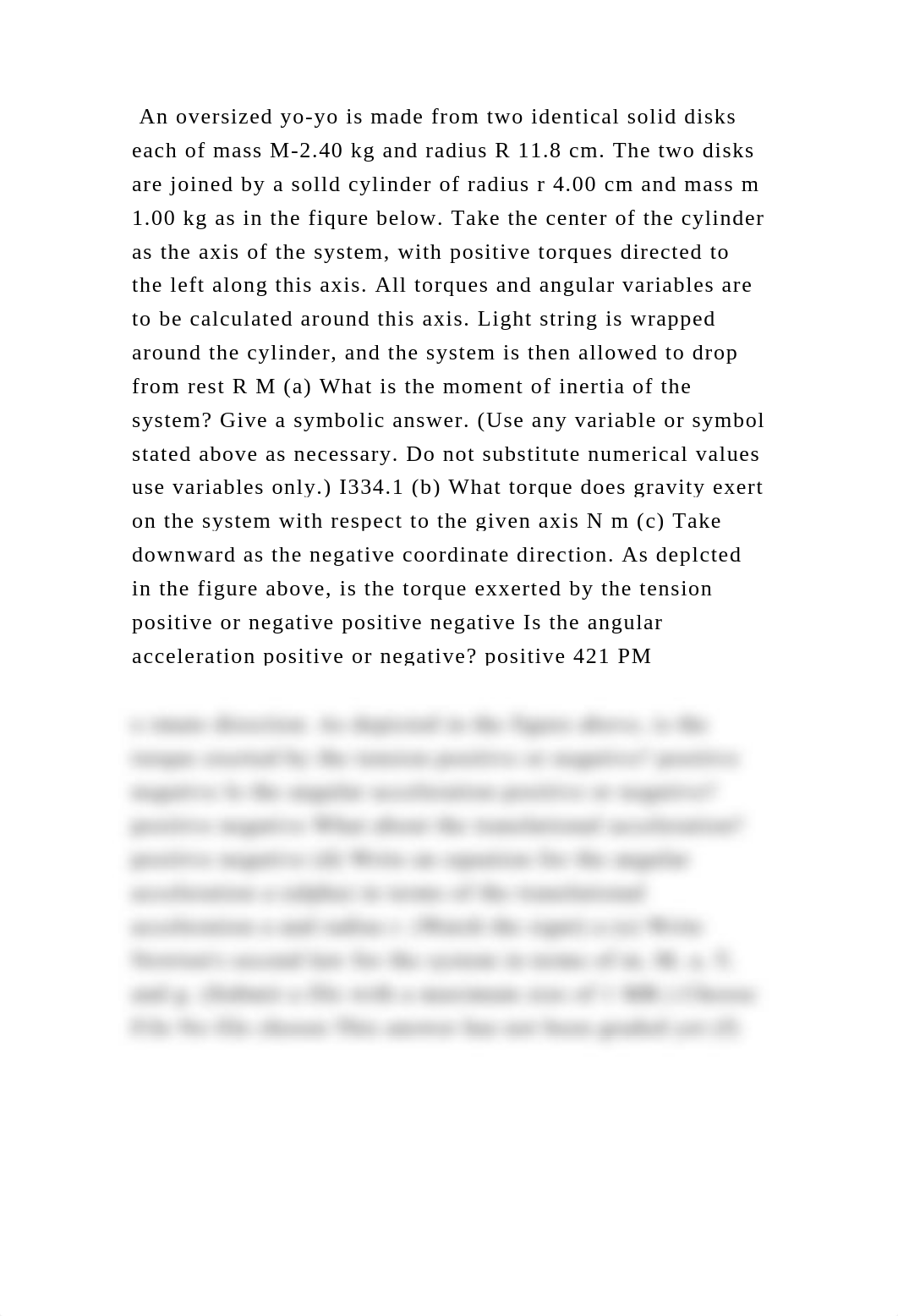 An oversized yo-yo is made from two identical solid disks each of mas.docx_d11xqoeis8r_page2