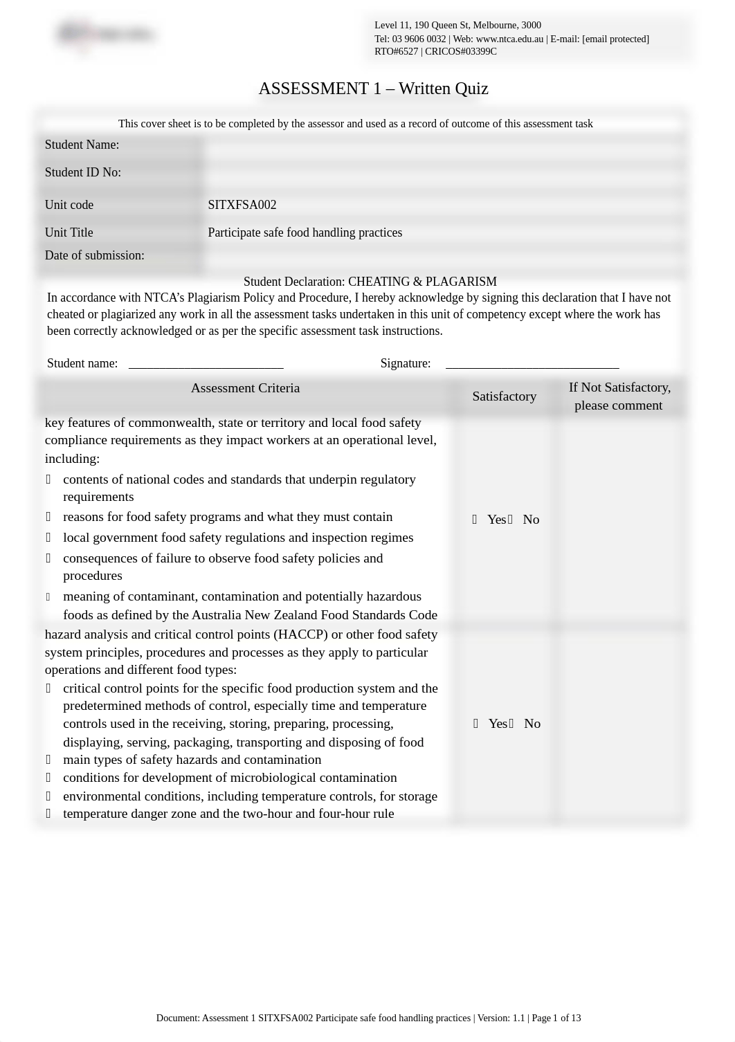 Assessment 1 SITXFSA002 Participate safe food handling practices (1).docx_d12g5emujpi_page1