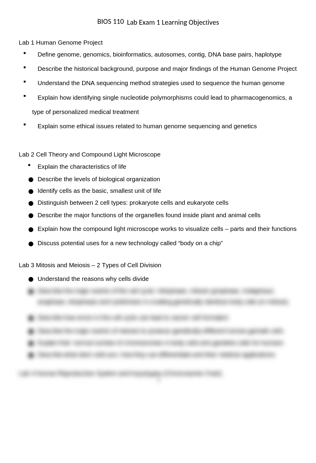 Lab Exam 1 Review BIOS 110 Web.docx_d12hvqsuuz4_page1