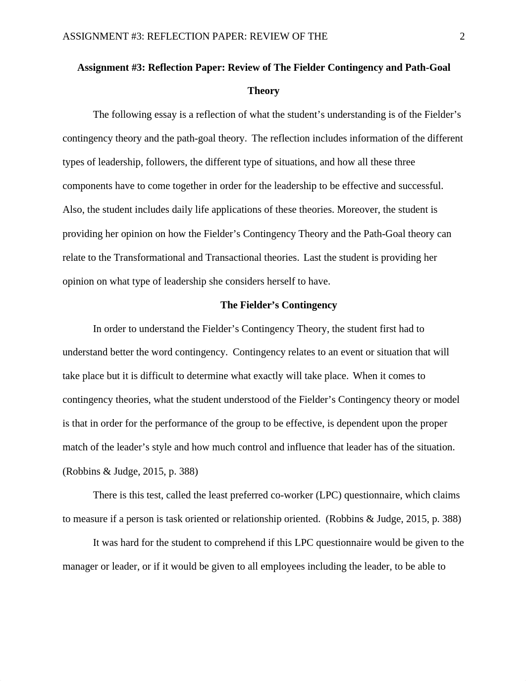 Assignment #3_ Reflection Paper_ Review of The Fielder Contingency and Path-Goal Theory to share in_d12xuykm0xc_page2