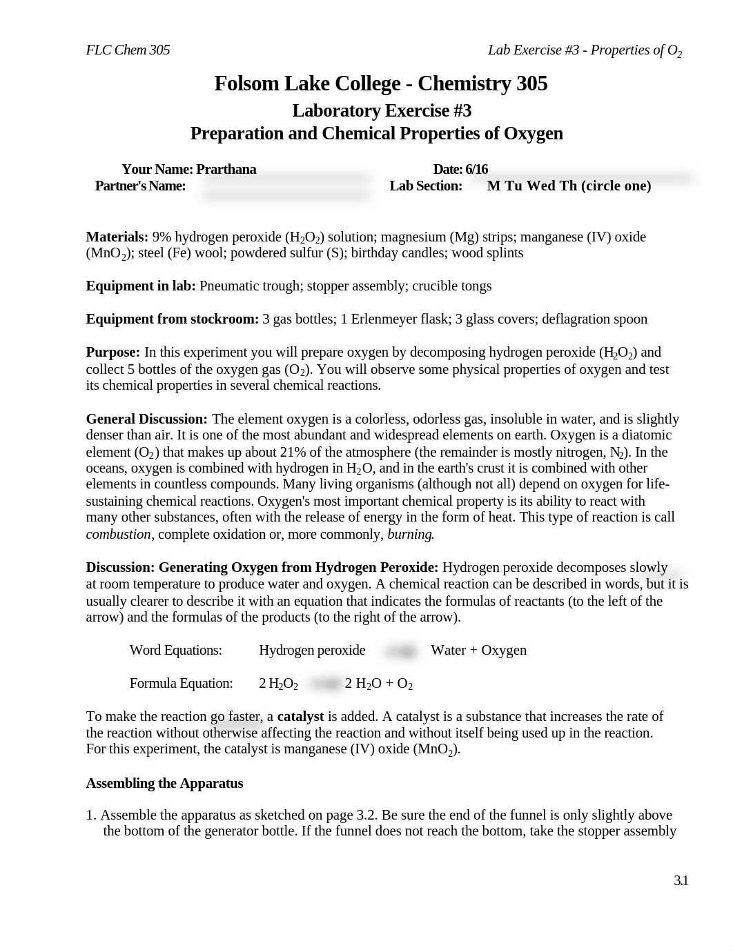 Lab Exercise 3 - Preparation and Chemical Properties of Oxygen.pdf_d12ygwkuqtp_page1