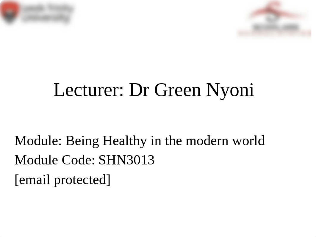 Lecture 6 - Being Healthy in a Modern World.pptx_d134m3qx2vn_page1