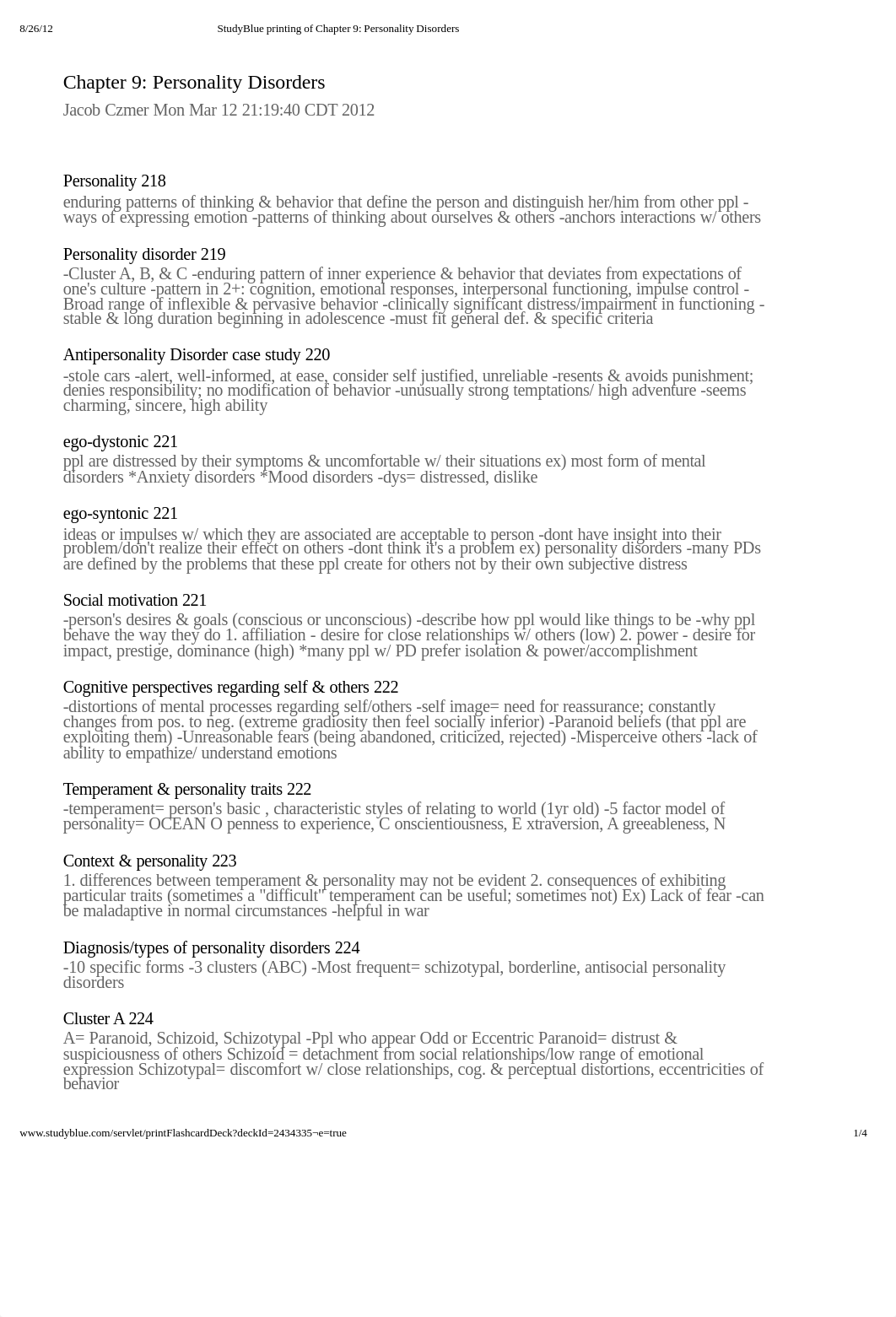 StudyBlue printing of Chapter 9_ Personality Disorders_d135zunmbjt_page1