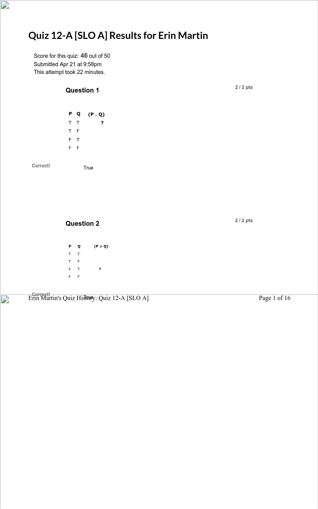 quiz 12 truth tables.pdf_d13ajvn74la_page1