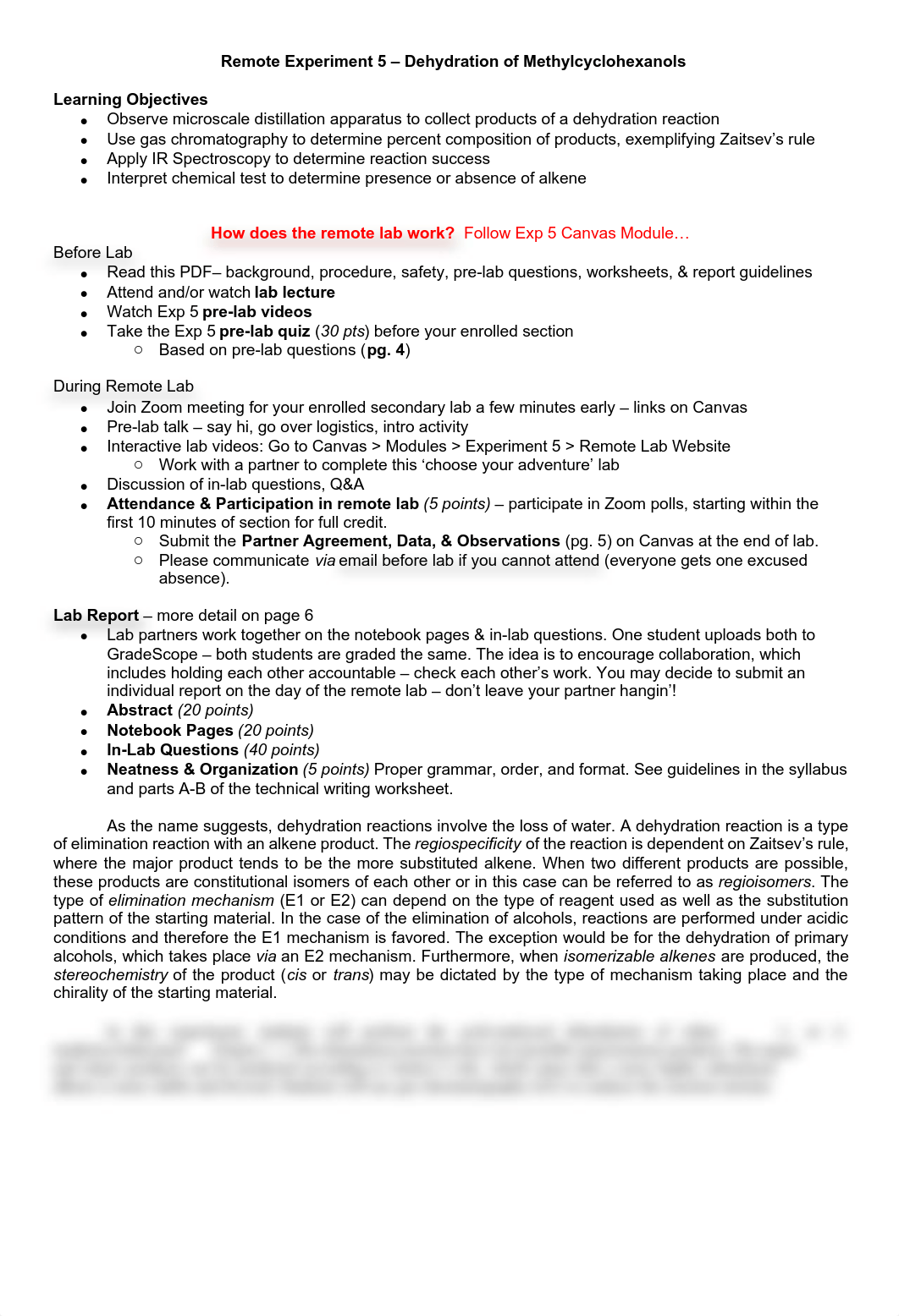 Remote Experiment 5 - Dehydration of Methylcyclohexanols.pdf_d13kb3oxlpv_page1