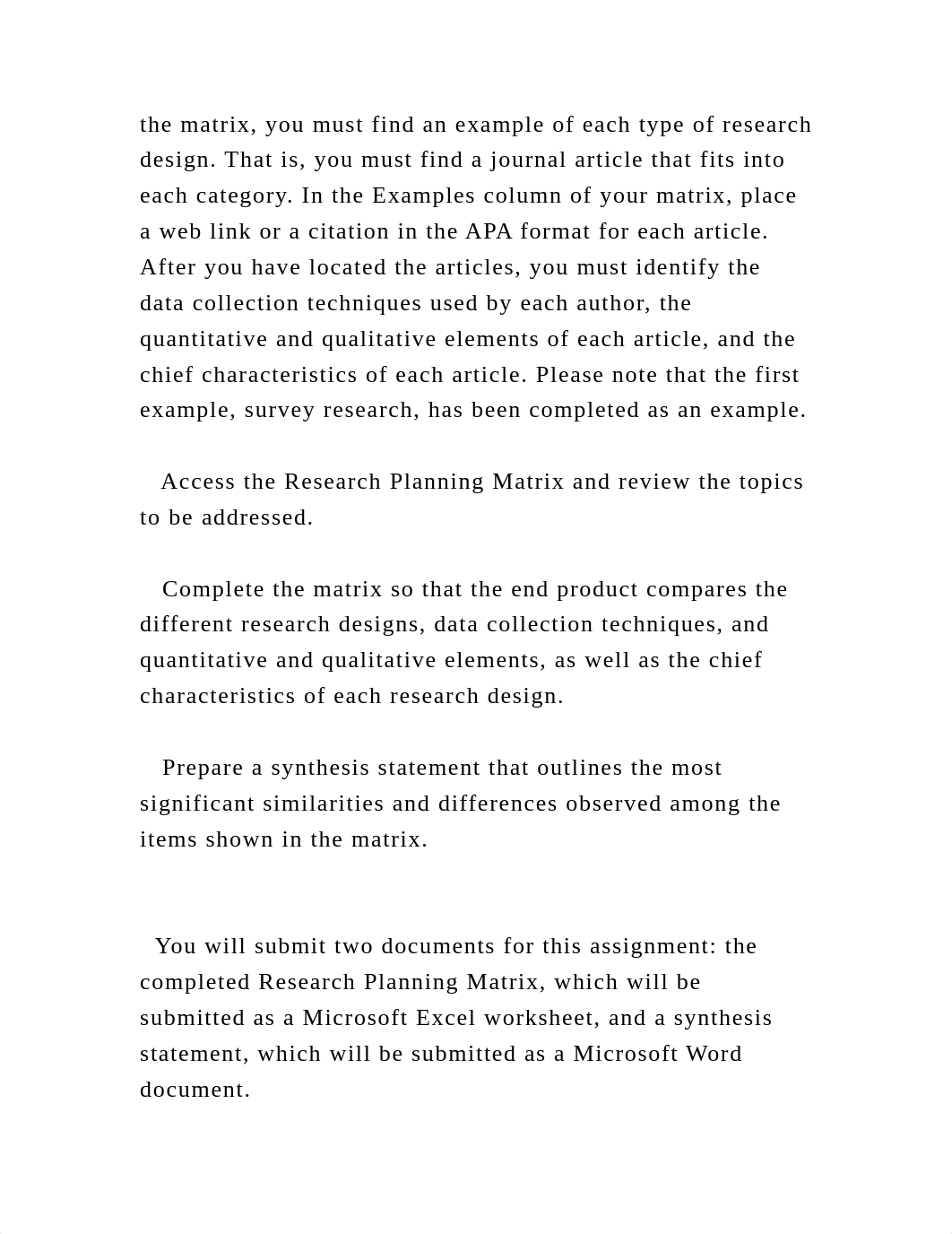 Assignment 2 Research Planning Matrix   A matrix is a tool.docx_d13ni17kch4_page3