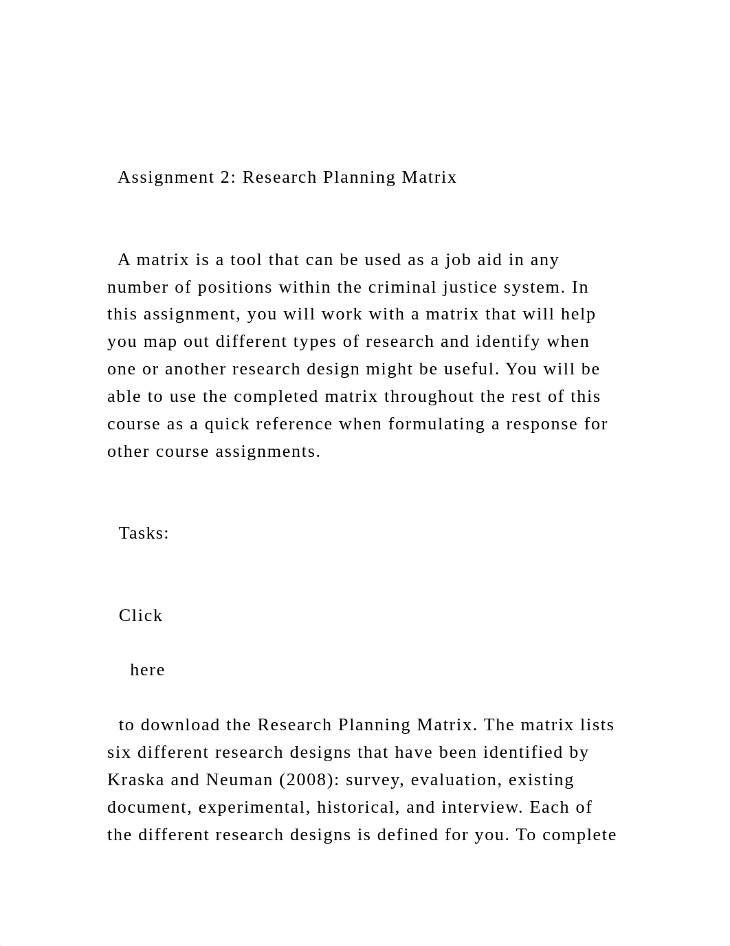 Assignment 2 Research Planning Matrix   A matrix is a tool.docx_d13ni17kch4_page2
