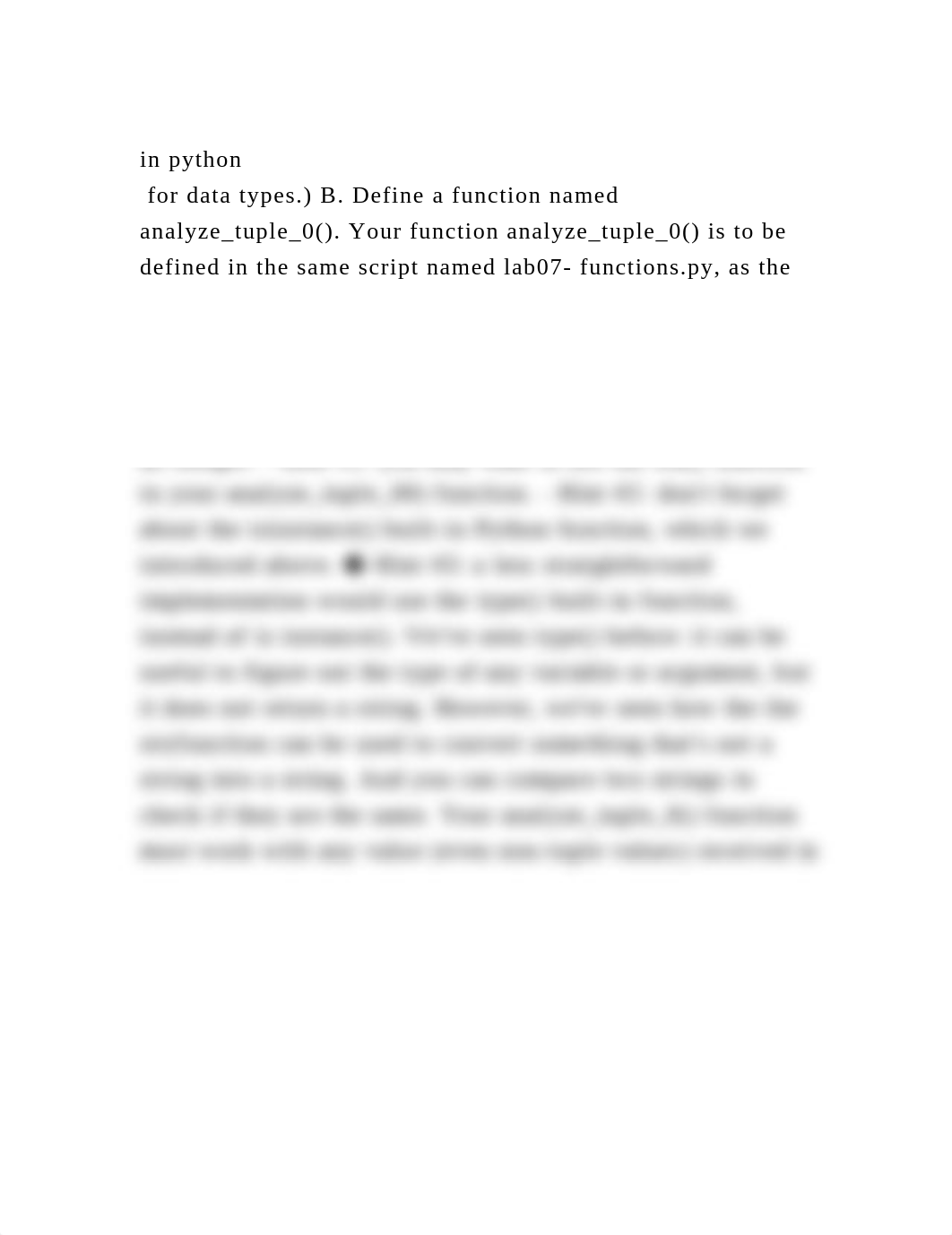 in python for data types.) B. Define a function named analyze_tupl.docx_d13rviv3azp_page2