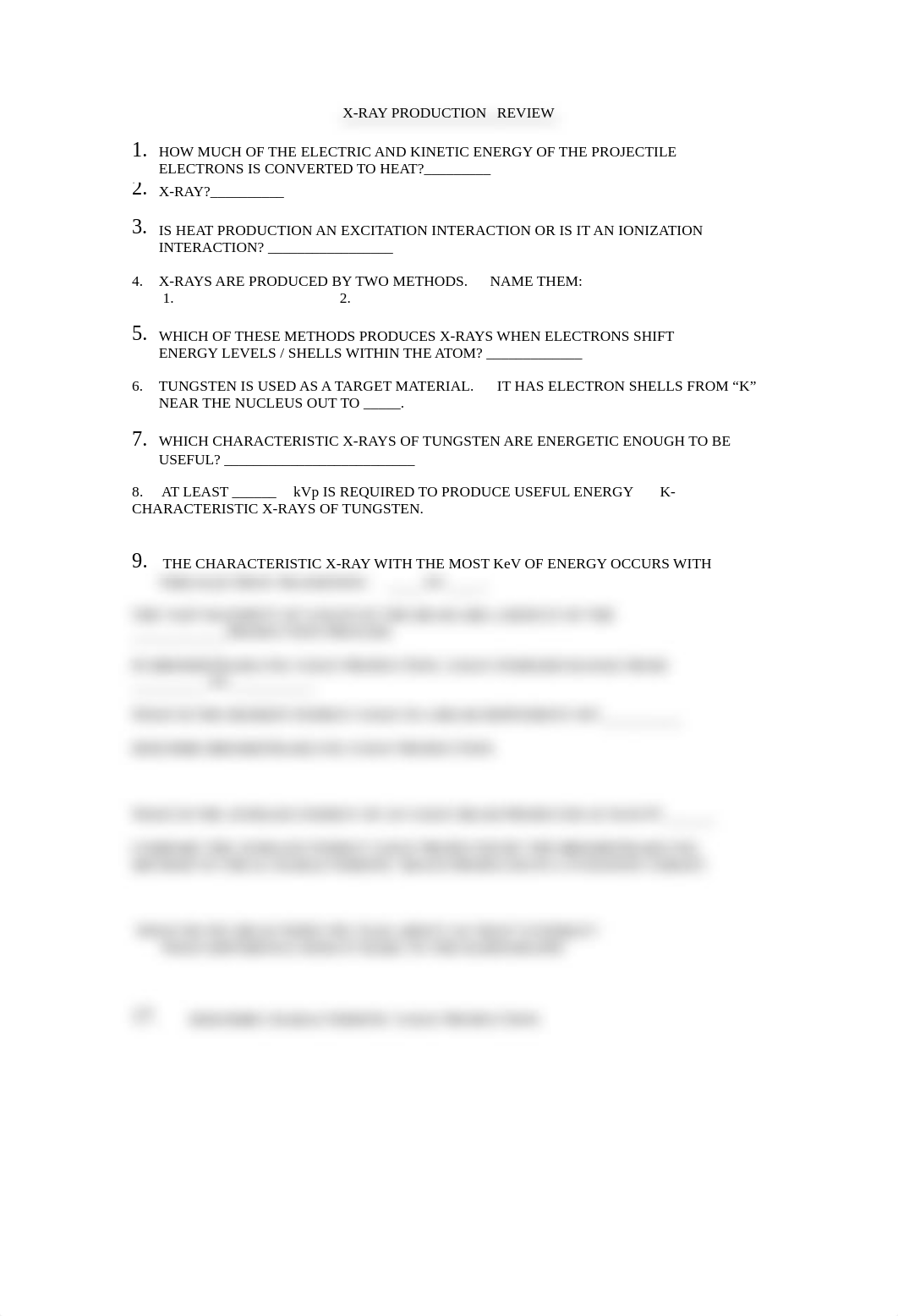 RADD 2501 X-Ray Production Review Questions_d13vk31est4_page1