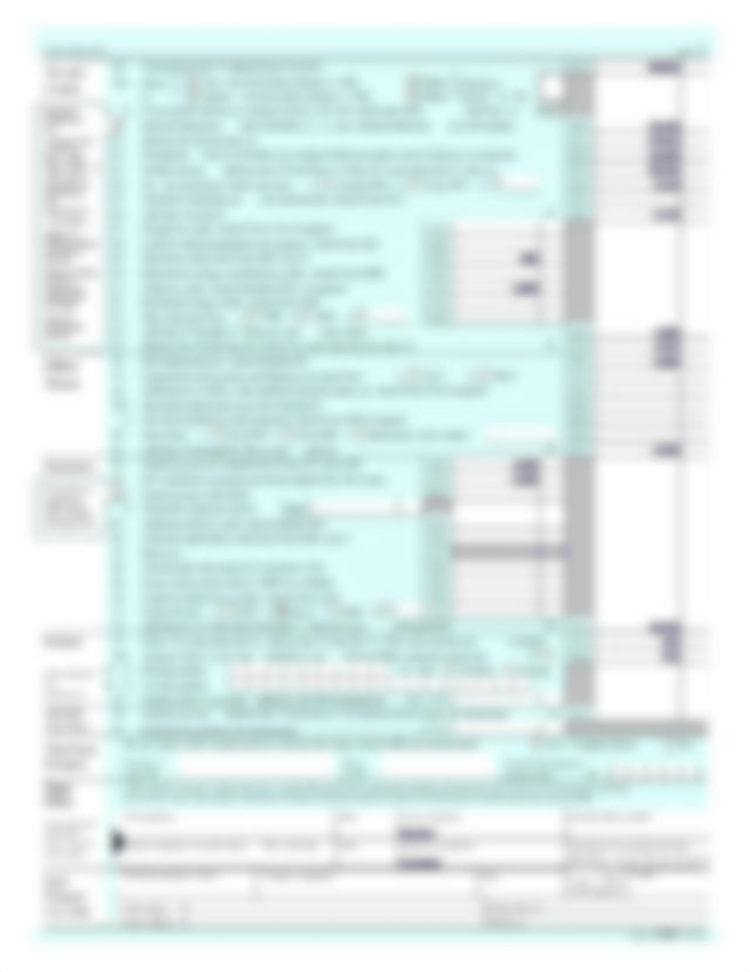 Individual Tax Return Problem 5 Form 1040_d148dc18jxi_page2