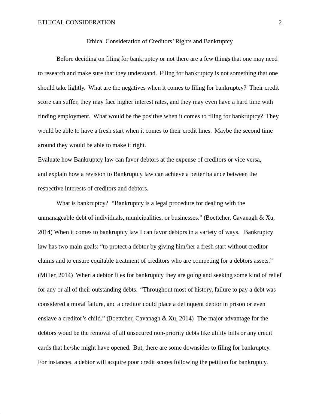 Ethical Consideration of Creditors' Rights and Bankruptcy.odt_d149263v7ne_page2