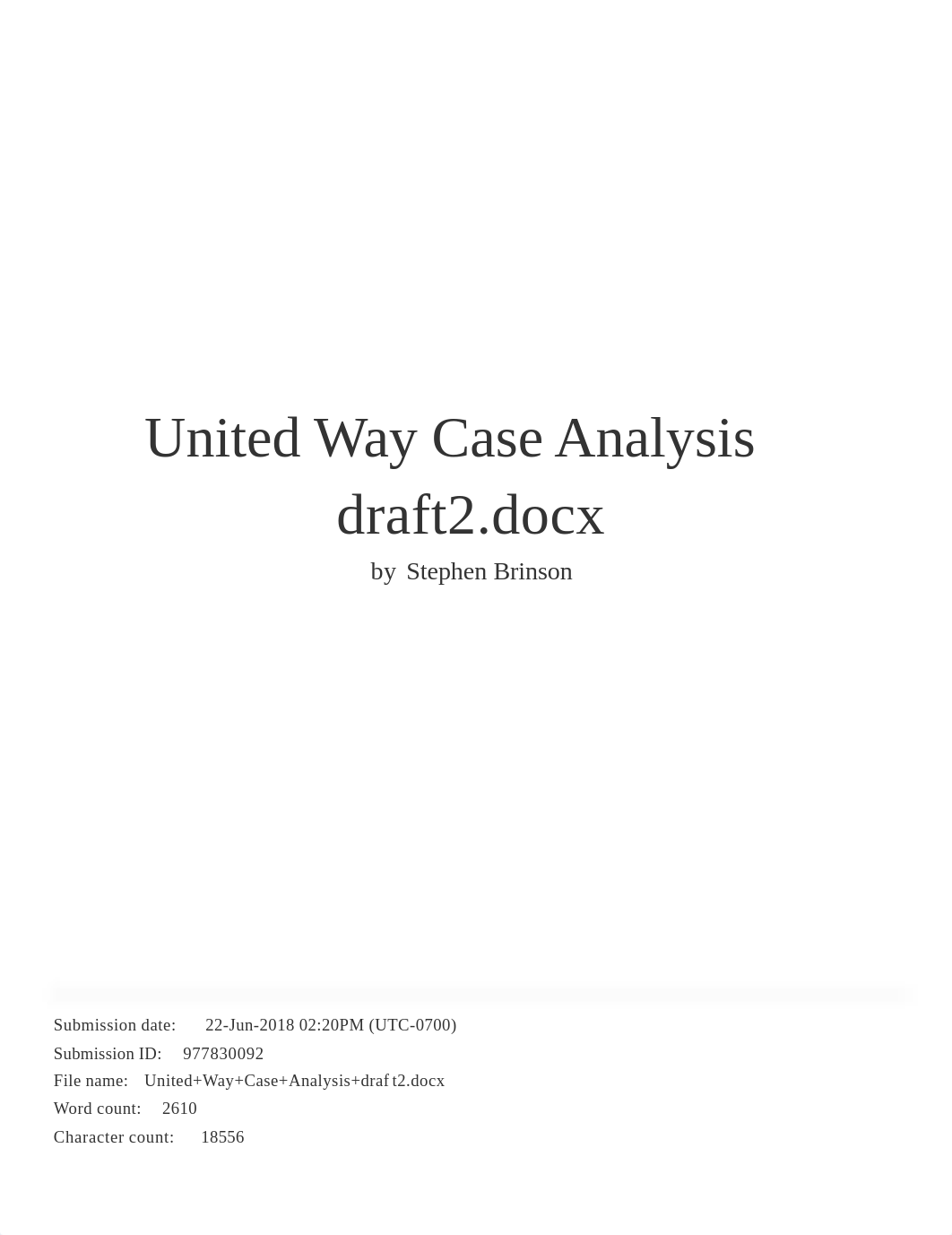 United Way Case Analysis turnitin.pdf_d14bxyrtehl_page1